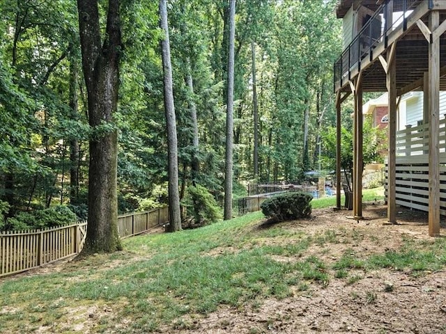 1630 Reindeer Rdg, Alpharetta, GA 30005 - fenced backyard with a wooded view