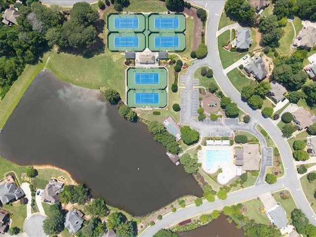 1630 Reindeer Rdg, Alpharetta, GA 30005 - aerial view of property's location with a large body of water and a pool