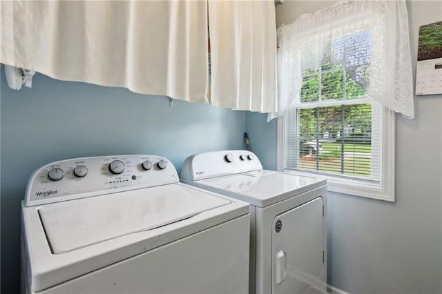 laundry room featuring laundry area and washer and dryer