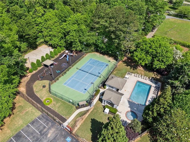 bird's eye view