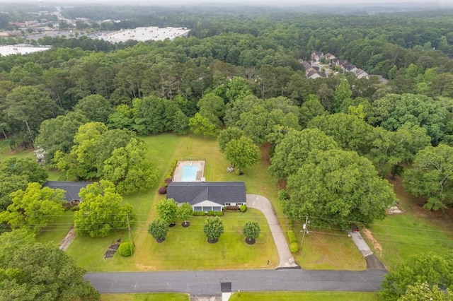 256 Teresa Ln, Loganville, GA 30052 - drone / aerial view of a heavily wooded area