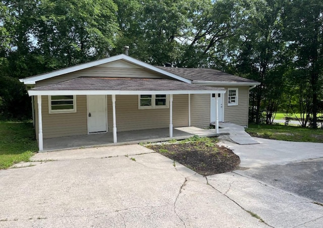 2888 Old Summerville Rd, Armuchee, GA 30105 - view of front of home featuring covered porch and view of wooded area