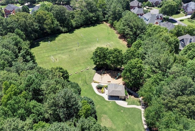drone / aerial view featuring a residential view