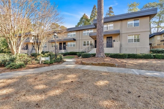 view of property with stucco siding