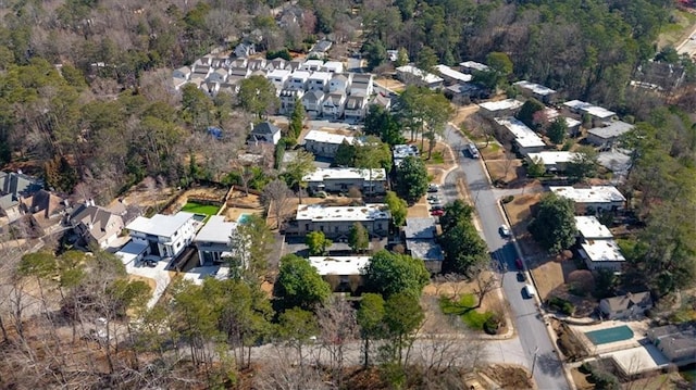 birds eye view of property featuring a residential view