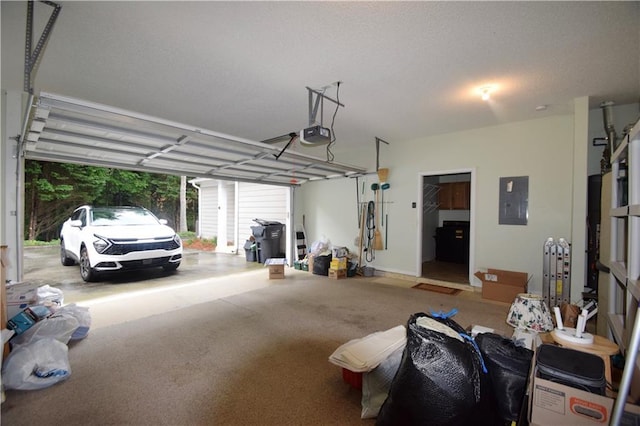 179 Camry Ln, Grayson, GA 30017 - garage with electric panel and a garage door opener