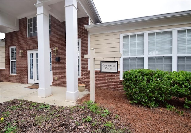 179 Camry Ln, Grayson, GA 30017 - doorway to property featuring brick siding