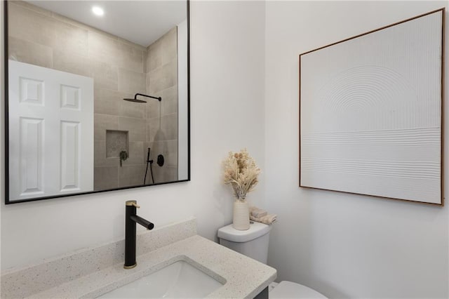60 Newcastle St SW, Atlanta, GA 30314 - full bathroom featuring vanity and tiled shower