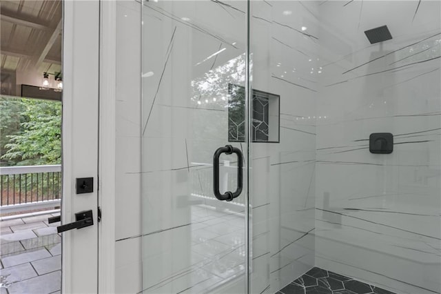 1217 Cabin Bridge Rd, Bethlehem, GA 30620 - bathroom with a marble finish shower