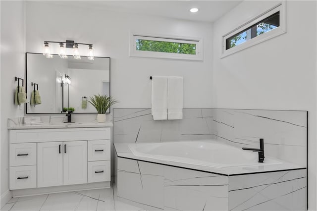 1217 Cabin Bridge Rd, Bethlehem, GA 30620 - bathroom with vanity and a garden tub