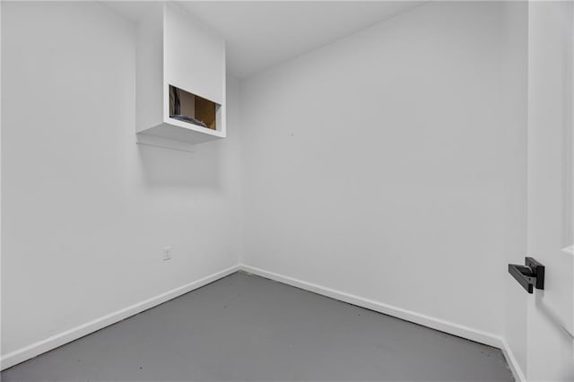 1217 Cabin Bridge Rd, Bethlehem, GA 30620 - unfurnished room featuring concrete floors and baseboards
