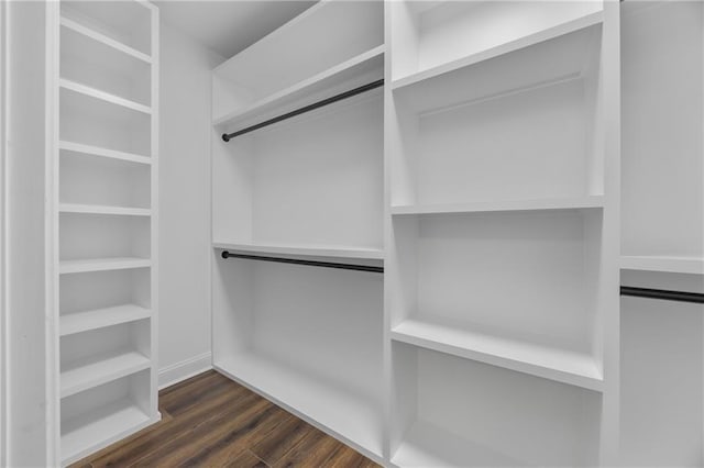 1217 Cabin Bridge Rd, Bethlehem, GA 30620 - spacious closet with dark wood-style flooring