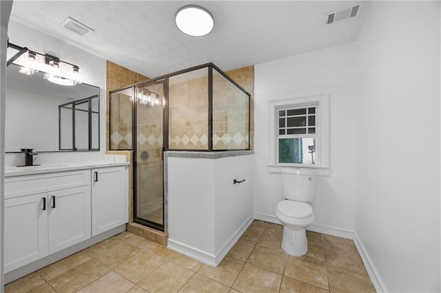 1217 Cabin Bridge Rd, Bethlehem, GA 30620 - bathroom featuring vanity, a stall shower, and tile patterned floors