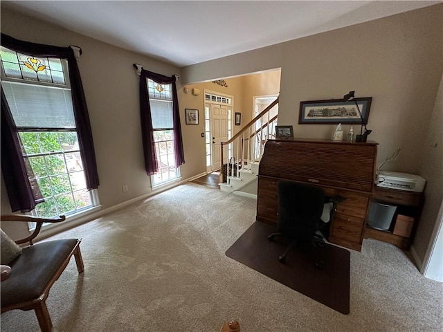 3962 Fox Glen Dr, Woodstock, GA 30189 - office with carpet and baseboards
