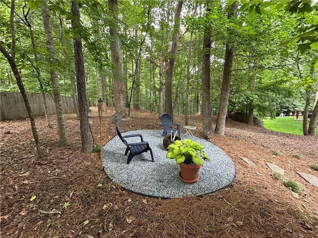 3962 Fox Glen Dr, Woodstock, GA 30189 - view of yard featuring a patio area