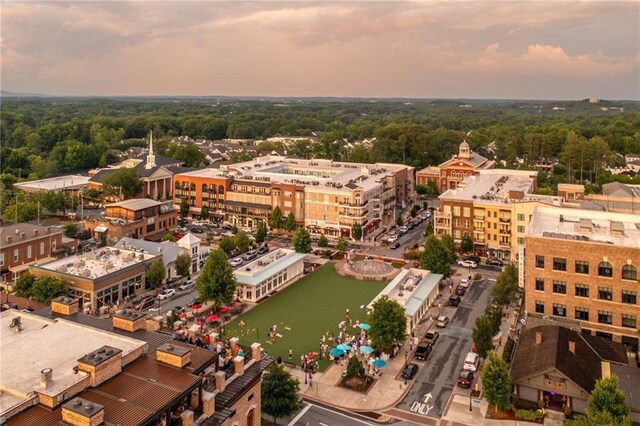 7210 Summit Pl, Alpharetta, GA 30009 - bird's eye view of a heavily wooded area