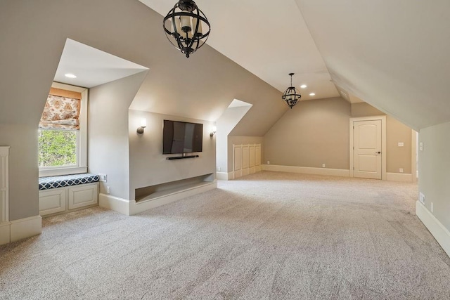 6225 Random Winds Blf, Gainesville, GA 30506 - bonus room with carpet flooring, lofted ceiling, and recessed lighting