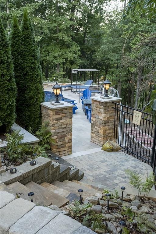 6225 Random Winds Blf, Gainesville, GA 30506 - view of patio / terrace