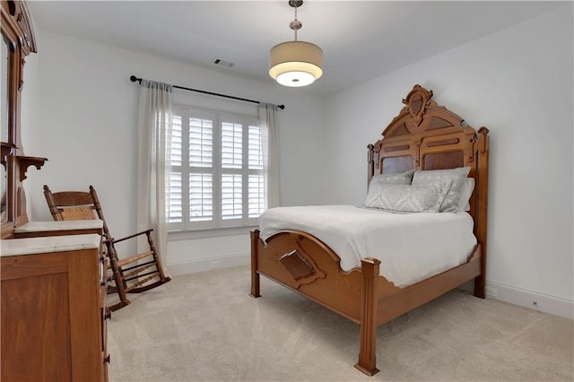2620 Middle Coray Cir, Marietta, GA 30066 - bedroom with light colored carpet, visible vents, and baseboards