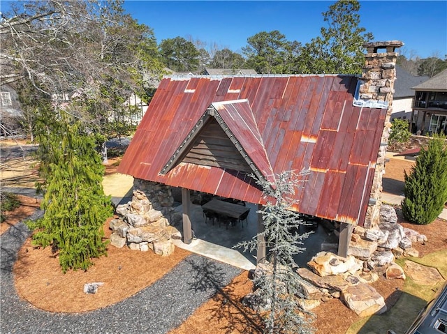 2620 Middle Coray Cir, Marietta, GA 30066 - exterior space with metal roof