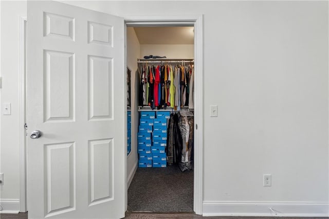 view of closet