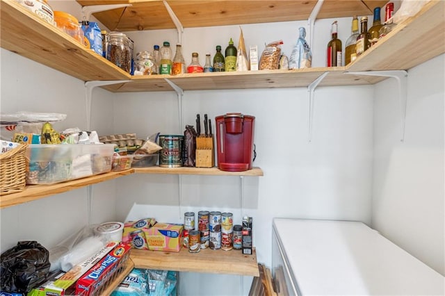 view of pantry