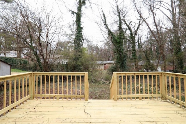 2945 Catalina Dr, Decatur, GA 30032 - view of wooden deck