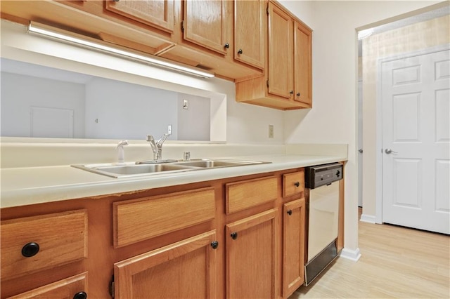 kitchen with dishwasher and sink