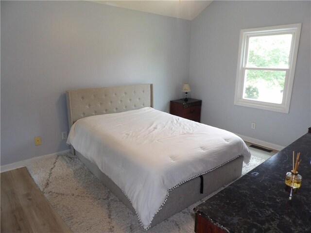 18 Greenmont Ct SW, Cartersville, GA 30120 - bedroom featuring lofted ceiling, wood finished floors, and baseboards