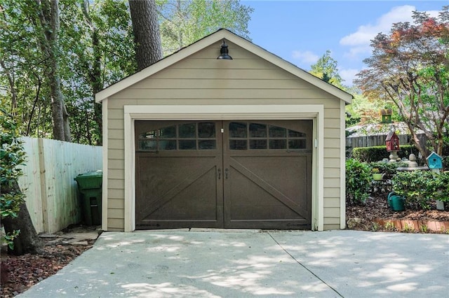 1634 Lenox Rd NE, Atlanta, GA 30306 - detached garage featuring fence