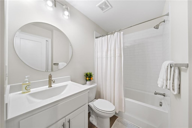1247 Zucchini Cir SE, Atlanta, GA 30315 - full bathroom featuring vanity, shower / bath combination with curtain, and toilet