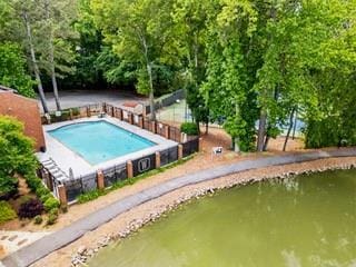 view of pool