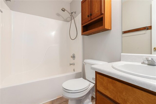 350 Dailey Mill Rd, Mcdonough, GA 30253 - full bathroom featuring vanity and bathing tub / shower combination