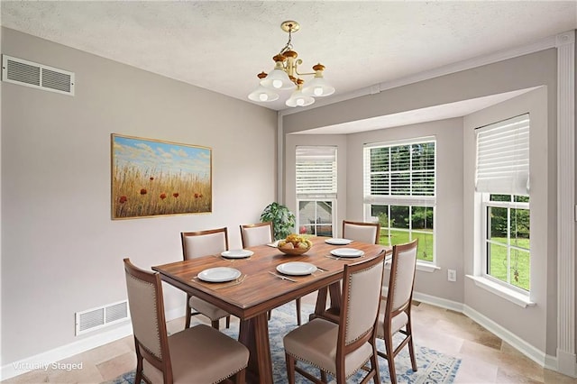 350 Dailey Mill Rd, Mcdonough, GA 30253 - dining room with baseboards and a chandelier