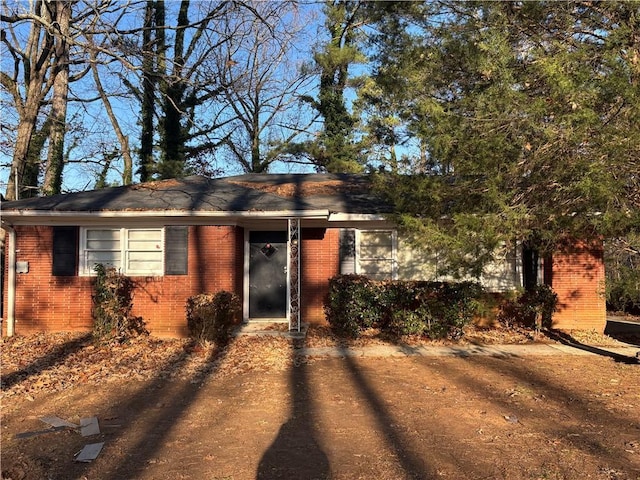 view of ranch-style house