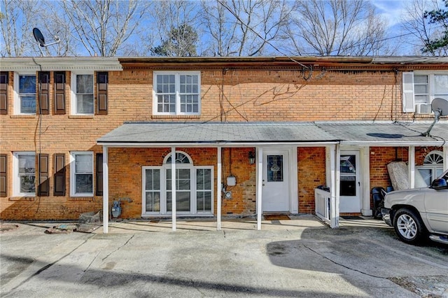 view of front of property with brick siding