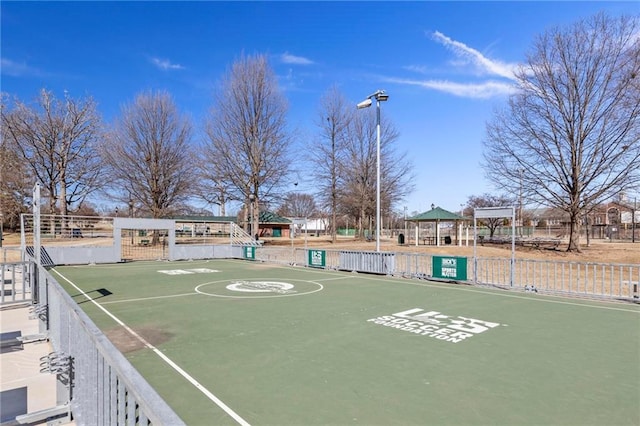 surrounding community featuring fence