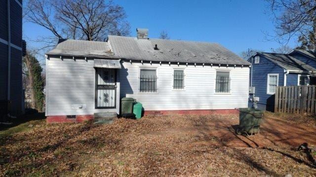 view of back of house