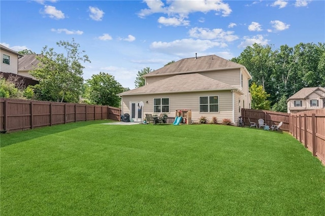 4020 Huron Dr, Cumming, GA 30028 - back of property featuring a fenced backyard