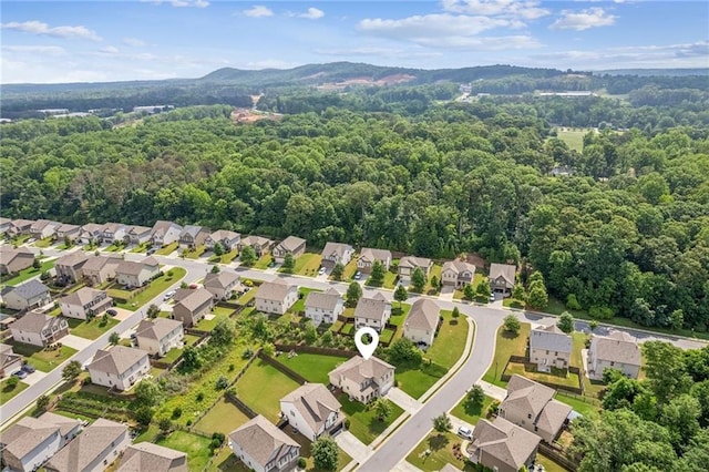 4020 Huron Dr, Cumming, GA 30028 - aerial overview of property's location featuring nearby suburban area and mountains
