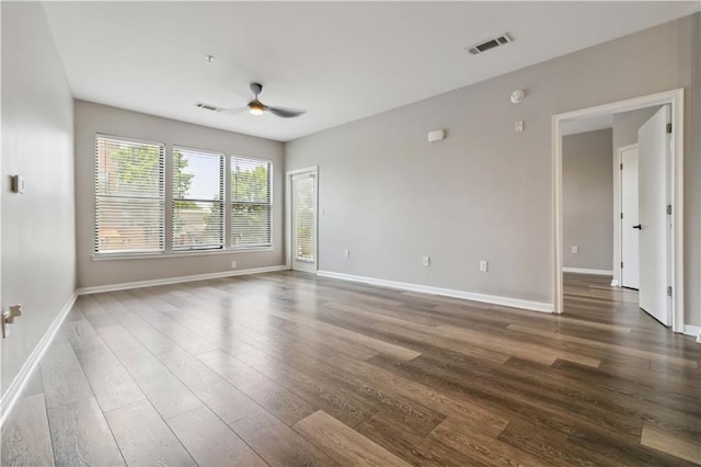 898 Oak St SW Unit 3228, Atlanta, GA 30310 - spare room featuring ceiling fan and wood finished floors