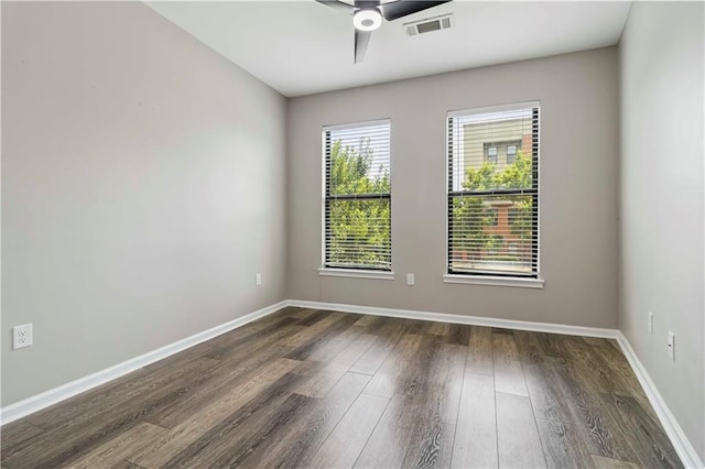898 Oak St SW Unit 3228, Atlanta, GA 30310 - unfurnished room with ceiling fan and wood finished floors