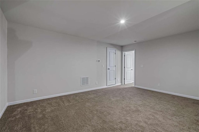 empty room with carpet floors