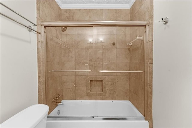 1822 N Rock Springs Rd NE Unit 24, Atlanta, GA 30324 - full bathroom with toilet and bath / shower combo with glass door