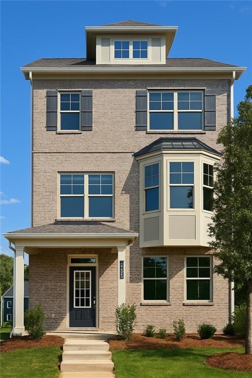 535 Fundao Ln, Lawrenceville, GA 30046 - view of front of house featuring brick siding