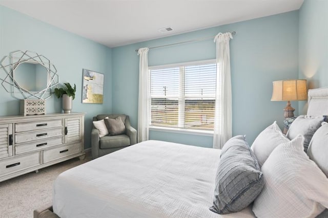 bedroom featuring carpet flooring
