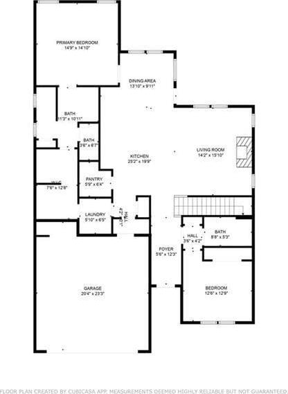 1101 Cooks Farm Way, Woodstock, GA 30189 - floor plan / room layout