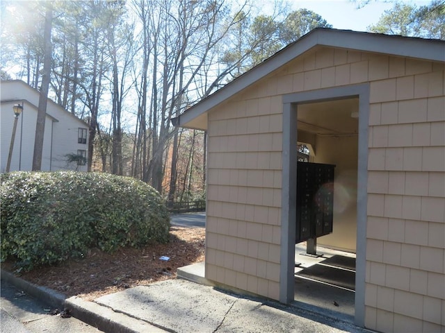 view of outbuilding