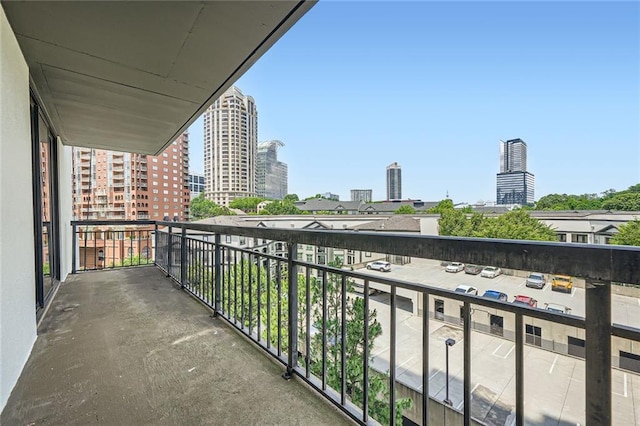 3481 Lakeside Dr NE Unit 1107, Atlanta, GA 30326 - balcony featuring a city view