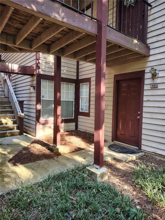 view of entrance to property